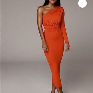 One shoulder dress small NEW!